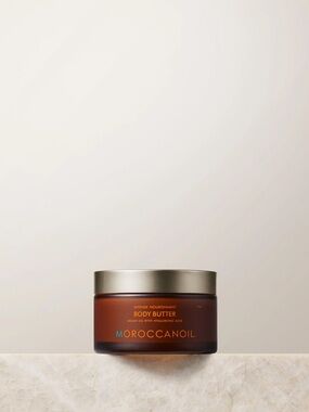 Moroccanoil Deep Blue Cosmetic Box with White Accents